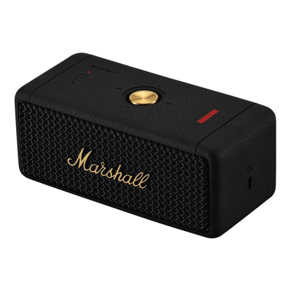 Marshall Emberton II Bluetooth Speaker - Black and Brass For Cheap