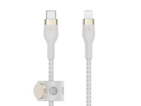 Belkin Cable Pro Flex USB-C a Lightning Cable blanco (2 m) Online now