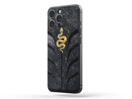 iPhone Case   RSC16 Gold Snake - Magnetic For Cheap