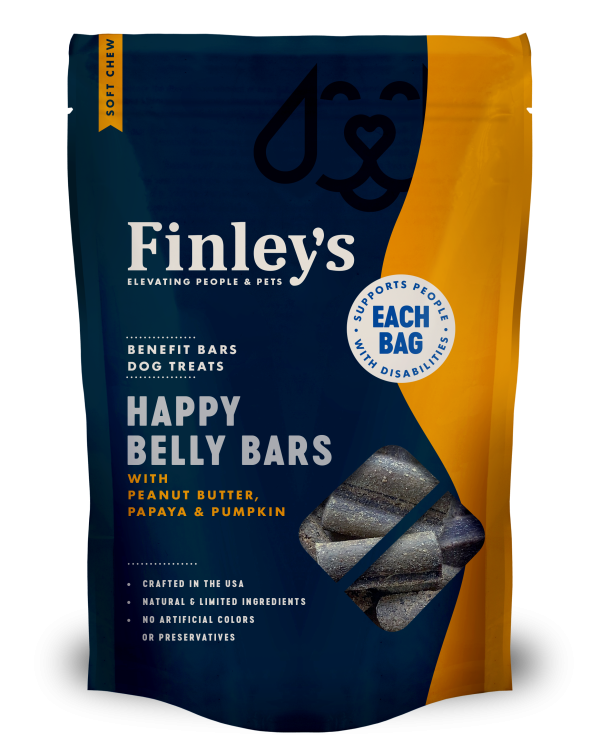 Finley s Happy Belly Soft Chew Benefit Bars Dog Treats For Sale