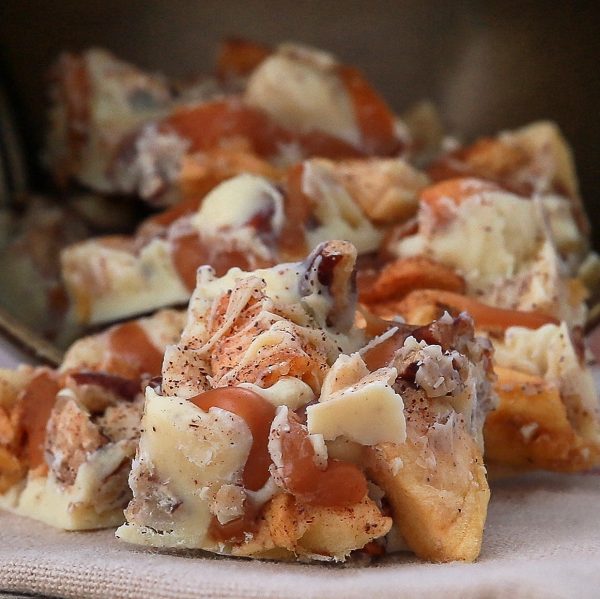 Pecan Caramel Apple Bark Online now