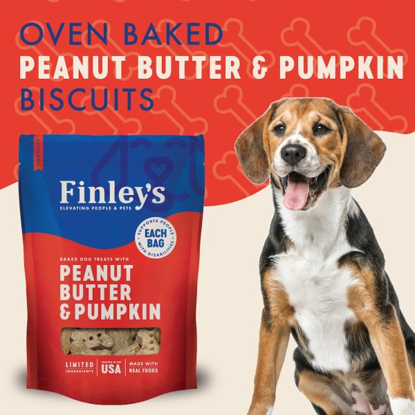 Finley s Peanut Butter Pumpkin Crunchy Biscuits Online now