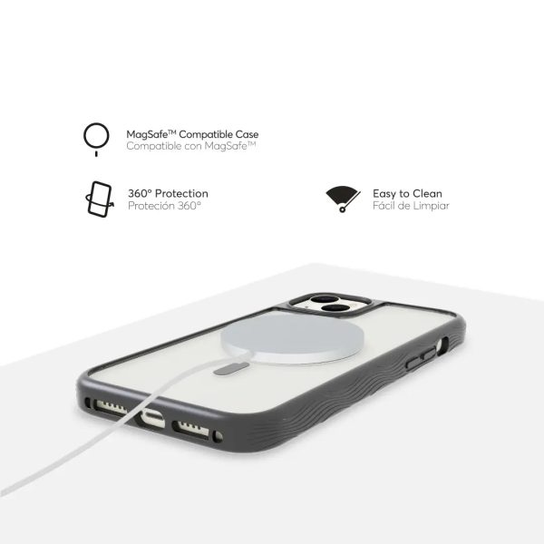 NCO SafeCase Grip con MagSafe Black para iPhone 14 Plus Online now