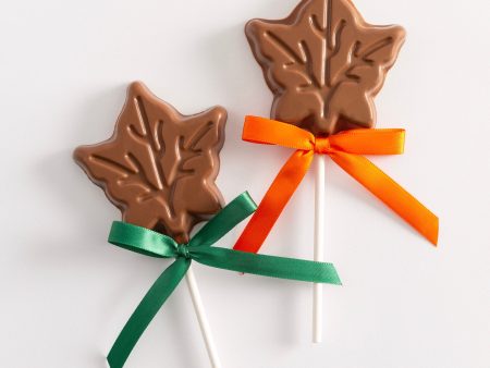 Maple Leaf Pop with Bow Hot on Sale