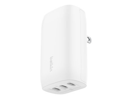 Cargador de pared Belkin 3 Puertos USB-C con PPS de 67W Blanco Online Hot Sale