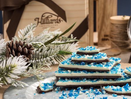 Hanukkah Peppermint Bark - Wooden Box Online now