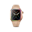 Apple Watch Case   EVF41 - RAINBOW Frosted Rose Gold For Sale