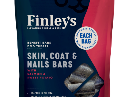 Finley s Skin, Coat & Nails Soft Chew Benefit Bars Dog Treats Supply