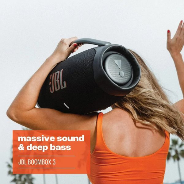 JBL Speaker BT Boombox 3 Black on Sale