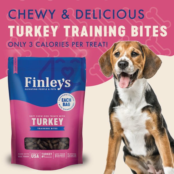 Finley s Turkey Recipe Soft Chew Training Bites Online