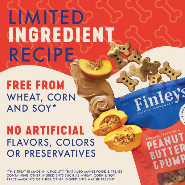 Finley s Peanut Butter Pumpkin Crunchy Biscuits Online now