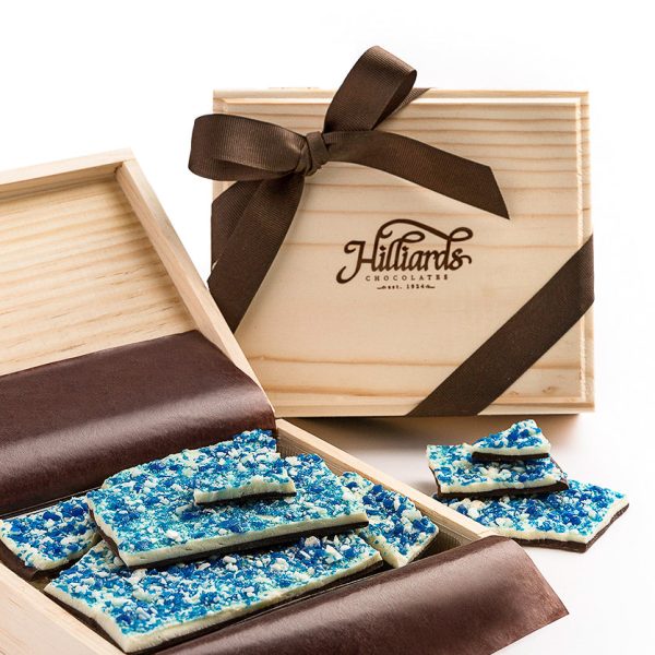 Hanukkah Peppermint Bark - Wooden Box Online now