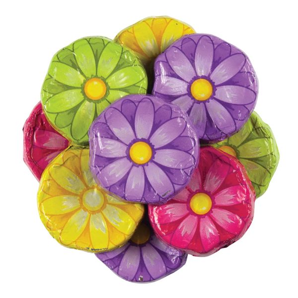 Milk Chocolate Foiled Gerbera Daisies For Cheap