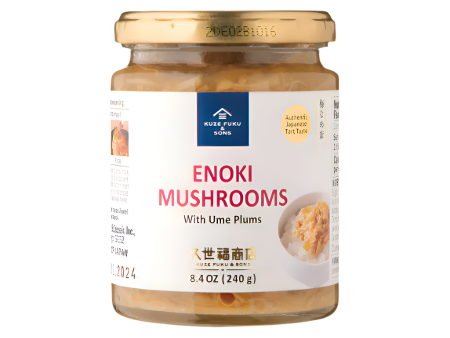 ENOKI MUSHROOMS WITH UME PLUMS 8.4 OZ. For Sale