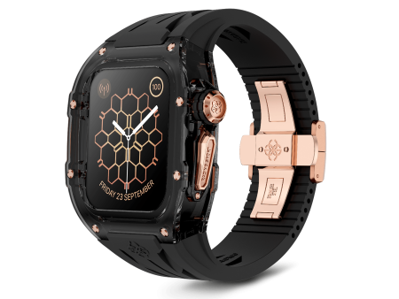 Apple Watch Case   RSTR45 - SMOKEY BLACK ROSE GOLD For Sale