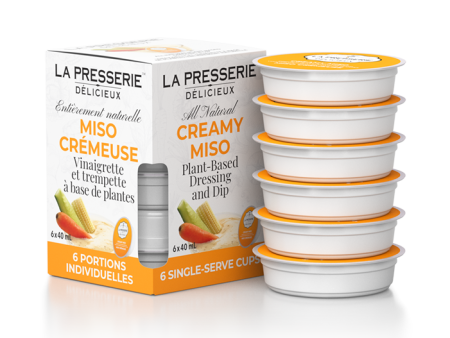 Creamy Miso Dressing & Dip (Single Serve Cups  - 4 Boxes x 6 single serve cups) Fashion