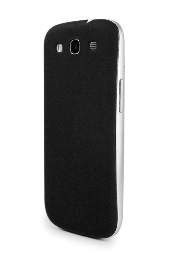 Black Rubberized Texture Back Cover for Samsung Galaxy S3 Hot on Sale