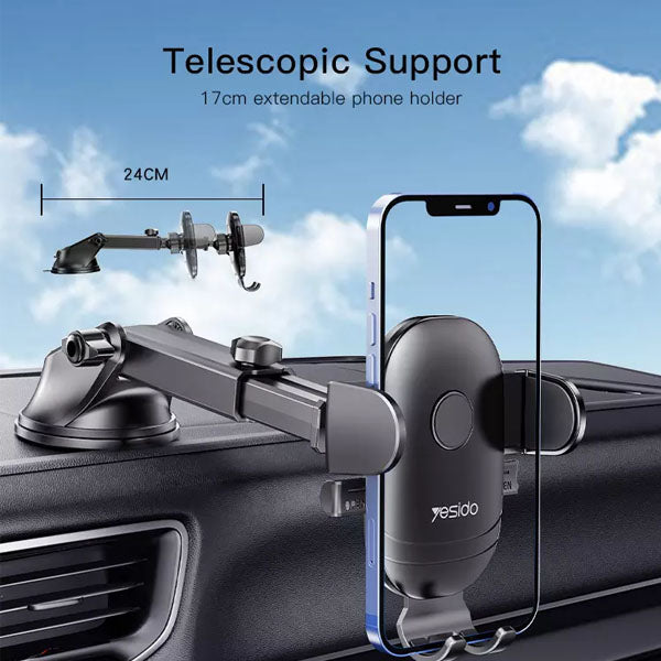 Yesido Free Stretch Adjustable Clip Suction Cup Car Holder Online now