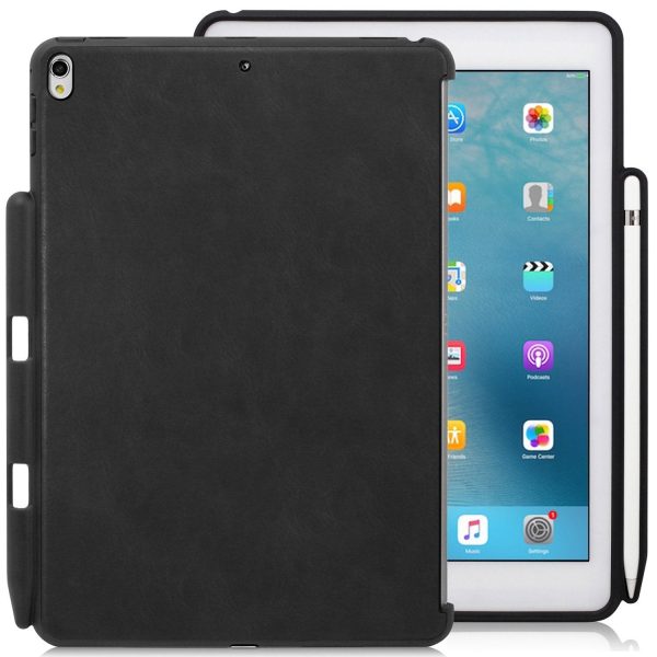 Companion Cover Case For Apple iPad Pro 10.5 Inch With Pen Holder Leather Black For Discount