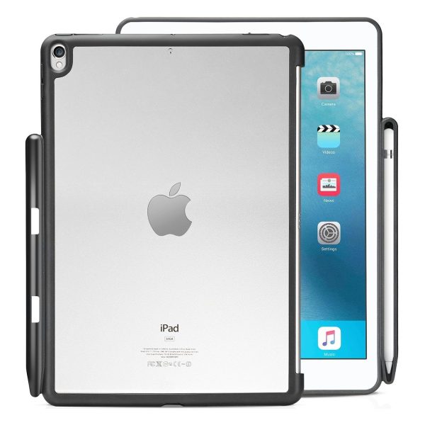 Companion Cover Case For Apple iPad Pro 10.5 Inch With Pen Holder - Clear Fashion