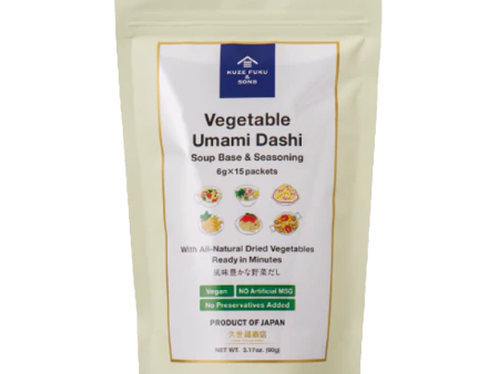 VEGETABLE UMAMI DASHI SOUP BASE & SEASONING  6g × 15 PACKETS 3.17 OZ (90g) Sale