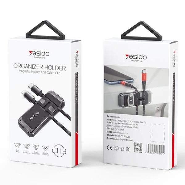 Yesido Organizer Magnetic Holder & Cable Clip Fashion