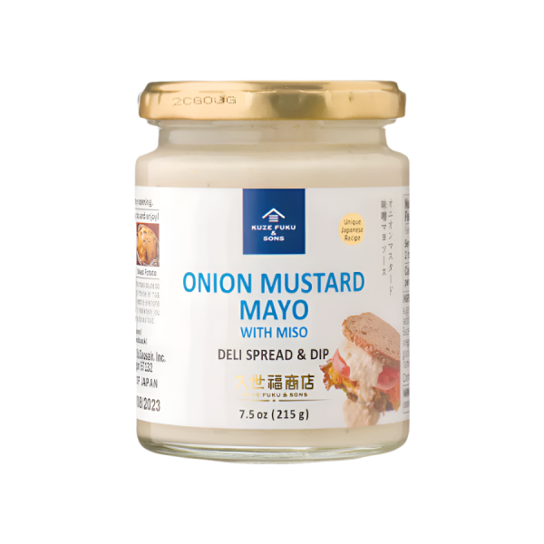 ONION MUSTARD MAYO with Miso 7.5 OZ Supply