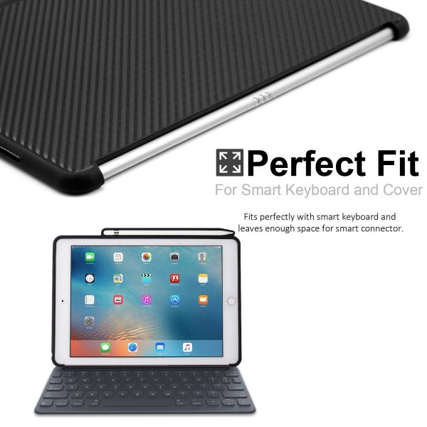 Companion Cover Case For Apple iPad Pro 10.5 Inch With Pen Holder Carbon Fiber For Cheap