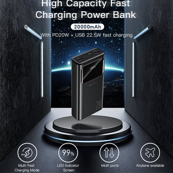 Yesido Power Bank With Led Display 20000mAh Online now