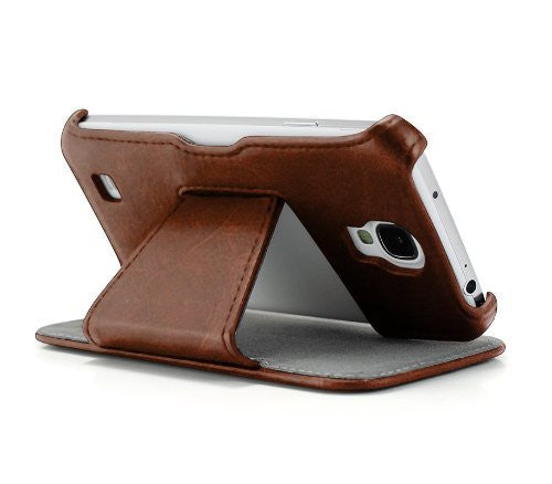 Hot Press Case For Samsung Galaxy S4 - Brown For Discount