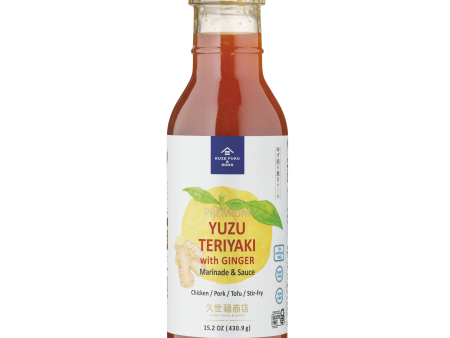 YUZU TERIYAKI WITH GINGER Marinade & Sauce 15.2 OZ. Discount