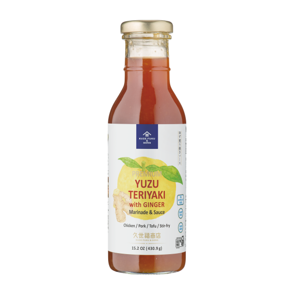 YUZU TERIYAKI WITH GINGER Marinade & Sauce 15.2 OZ. Discount