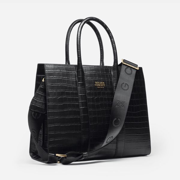 Tote Bag   Croco Embossed For Sale