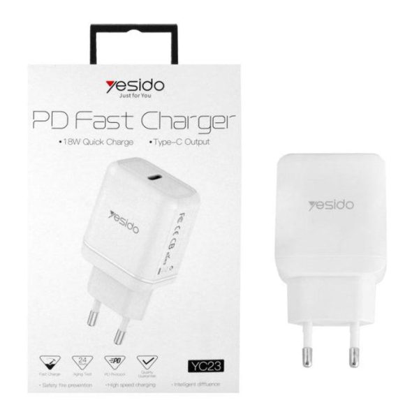 Yesido Type-C Fast Charger PD 18W For Sale