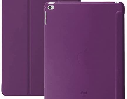 Dual Case Cover For Apple iPad Air 2 See Through - Purple For Sale