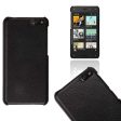 Amazon Fire Phone Case - Snap On Hard Leather Case Black Online