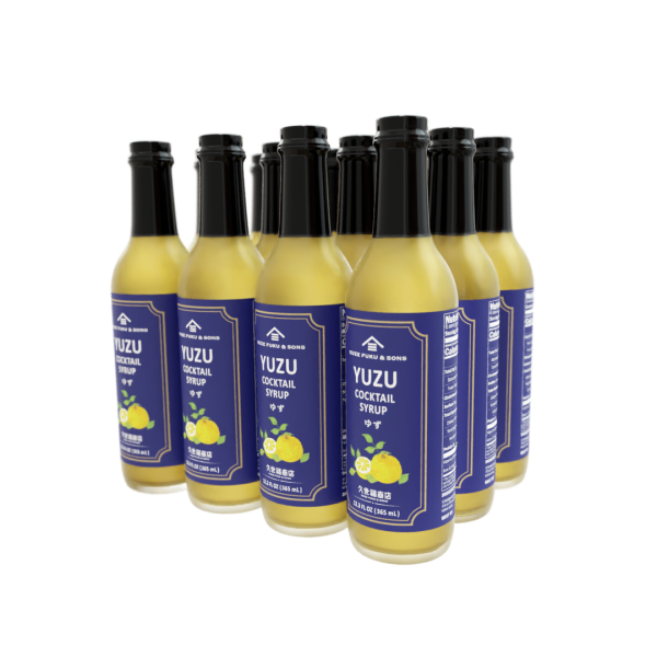 YUZU COCKTAIL SYRUP 12.3 FL OZ - 12-pack Fashion