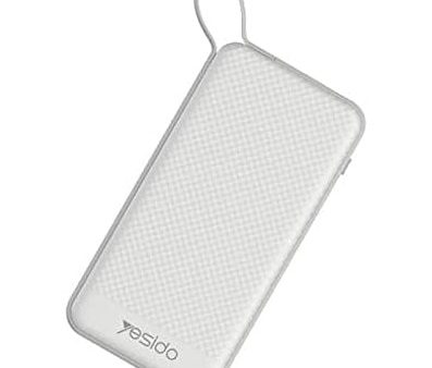 Yesido Power Bank With Built-in Charging Cable 10000mAh Online now