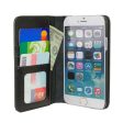 Vintage Bookstyle Case For iPhone 6 - Black Online Hot Sale