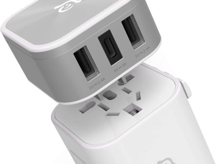 Adam Elements Omnia T3 USB-C a USB-A Adaptador de viaje 17w Plateado Cheap