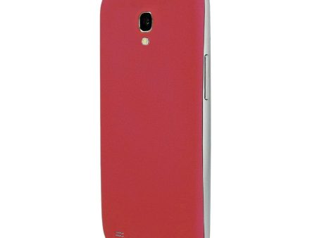 Burgundy Red Rubberized Texture Back Cover for Samsung Galaxy S4 For Sale