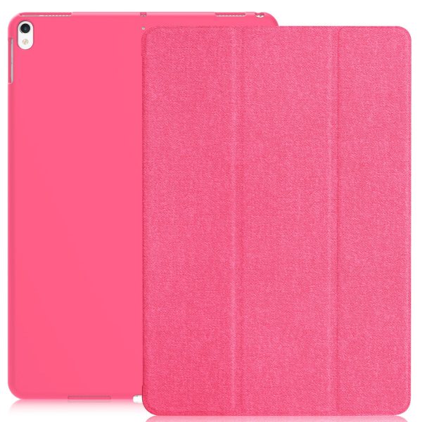 Dual Case Cover For Apple iPad Pro 10.5 Inches Super Slim With Smart Feature - Twill Hot Pink Online