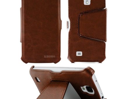 Hot Press Case For Samsung Galaxy S4 - Brown For Discount