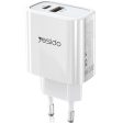 Yesido Dual-Port Wall Charger 18W Sale