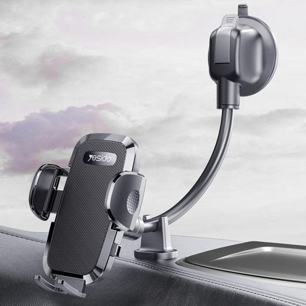 Yesido Dashboard Flexible Adjustable Arm Gooseneck Car Suction Cup Mobile Phone Holder Fashion