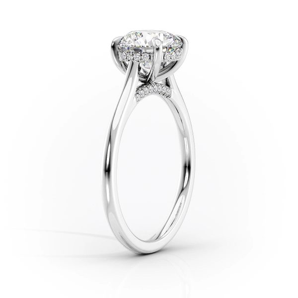 The Natalie Set With A 2.5 Carat Radiant Moissanite Hot on Sale