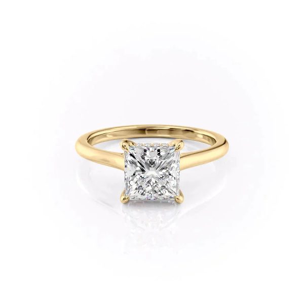 The Natalie Set With A 2.5 Carat Princess Moissanite Online