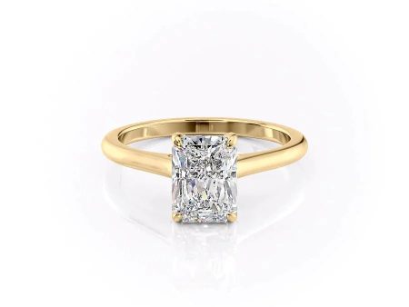 The Natalie Set With A 1.5 Carat Radiant Moissanite Discount